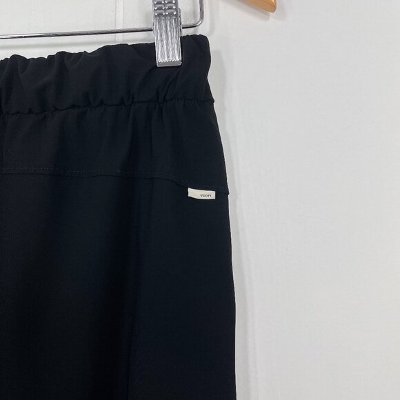 Vuori Miles Ankle Pant Mid Rise Stretch Knit Active Athleisure Size Small Black - Picture 10 of 16